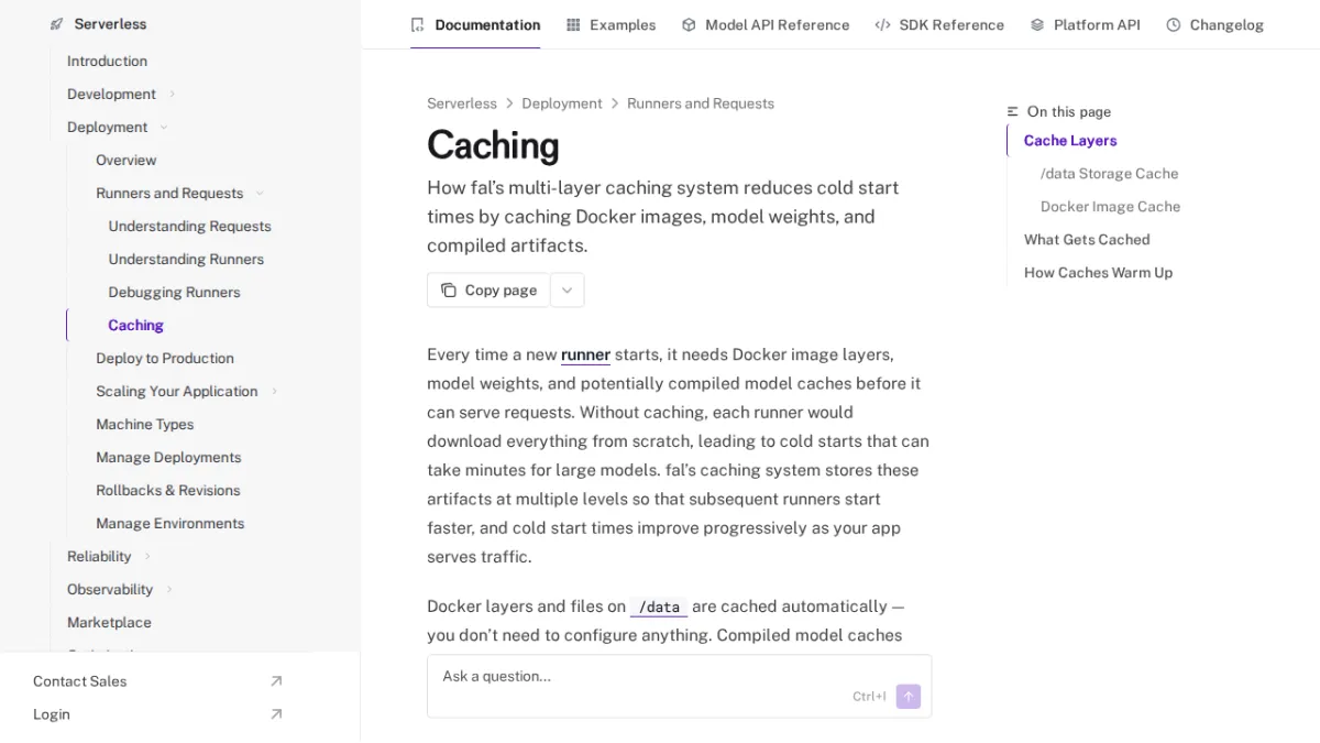 Caching - fal