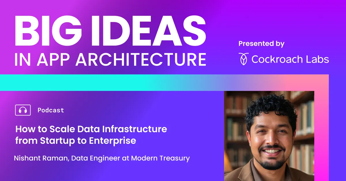 How to Scale Data Infrastructure from Startup to Enterprise