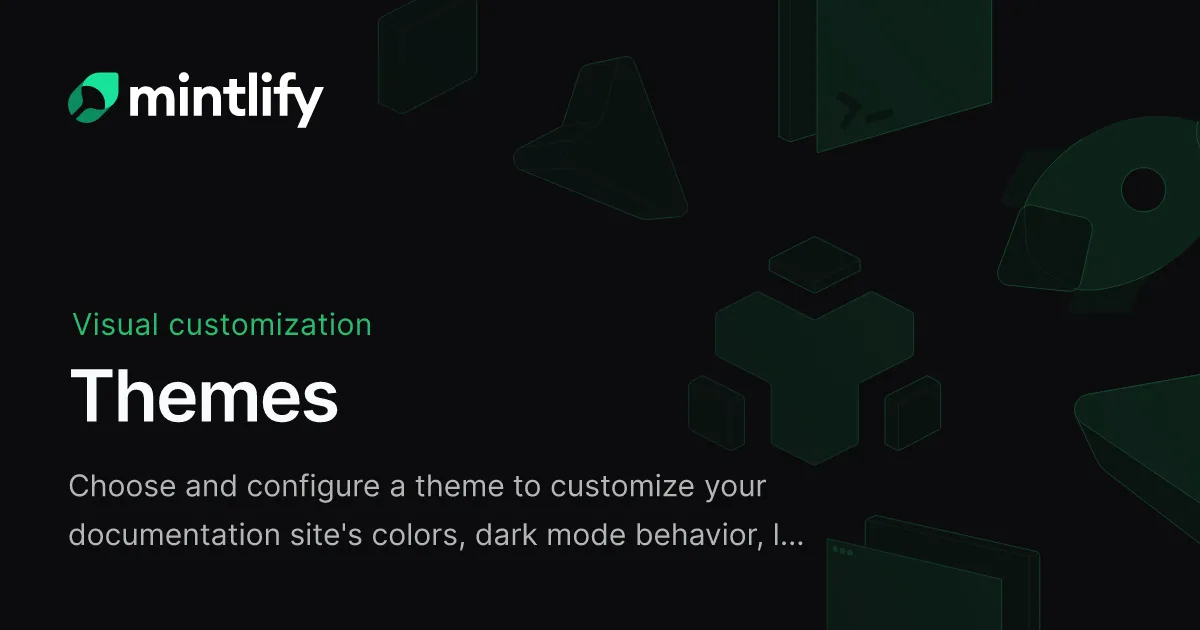 Themes - Mintlify
