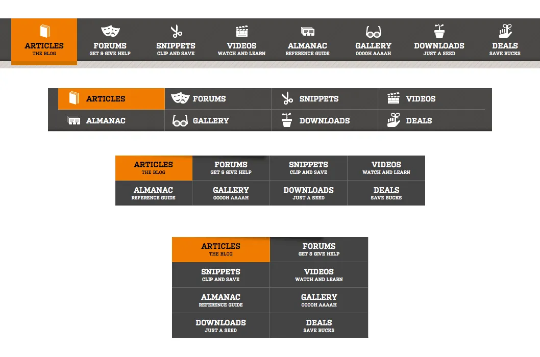 New Navigation / New Primary Sponsor