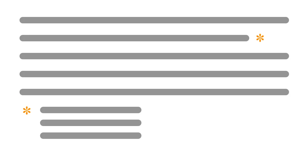 Footnote Characters