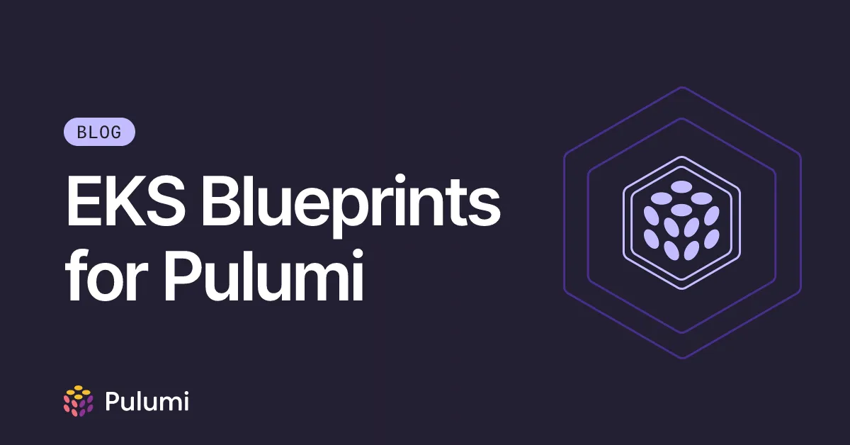 EKS Blueprints for Pulumi