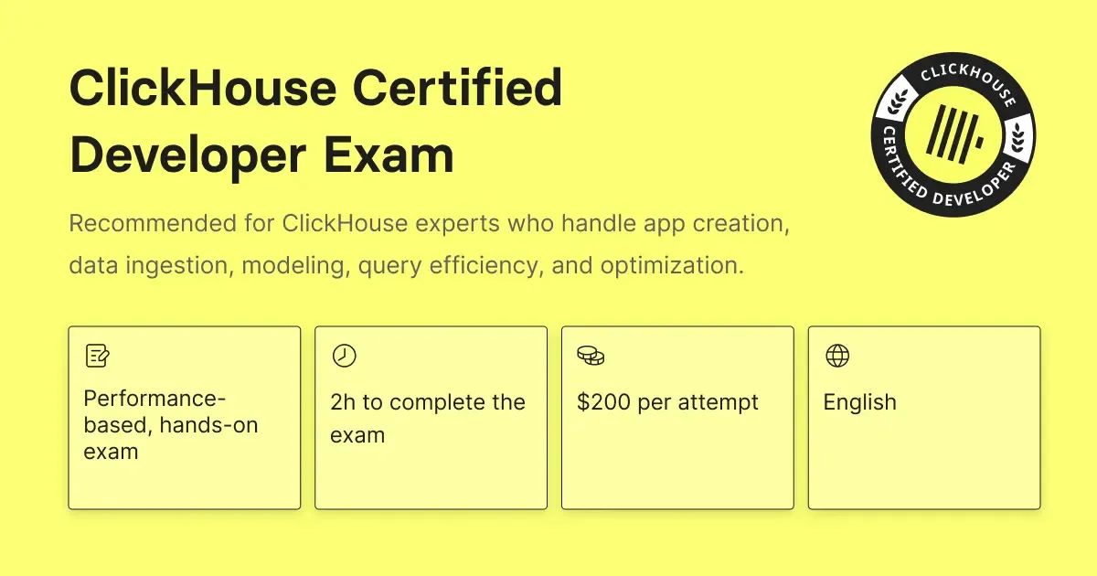 ClickHouse Certification