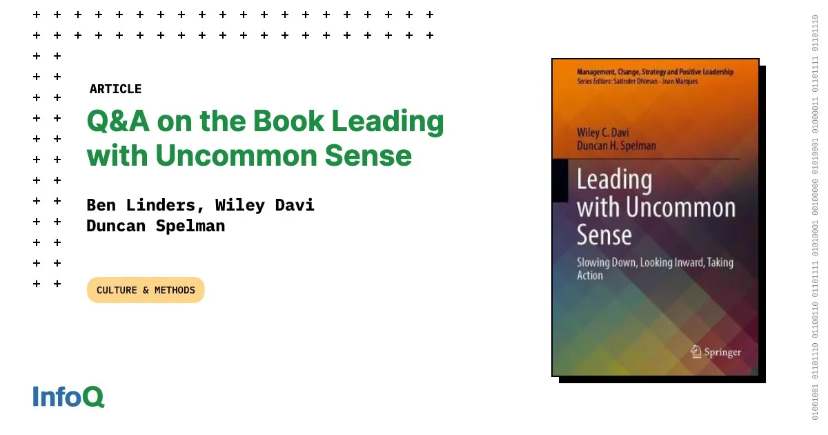 Q&A on the Book Leading with Uncommon Sense