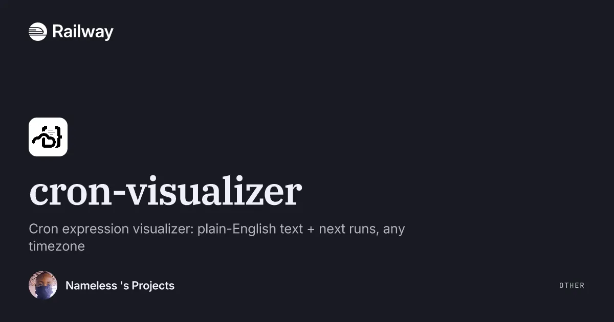 Deploy & Host cron-visualizer