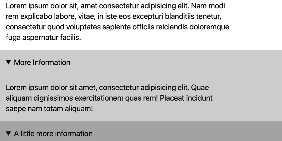 Put a Background on Open Details Elements