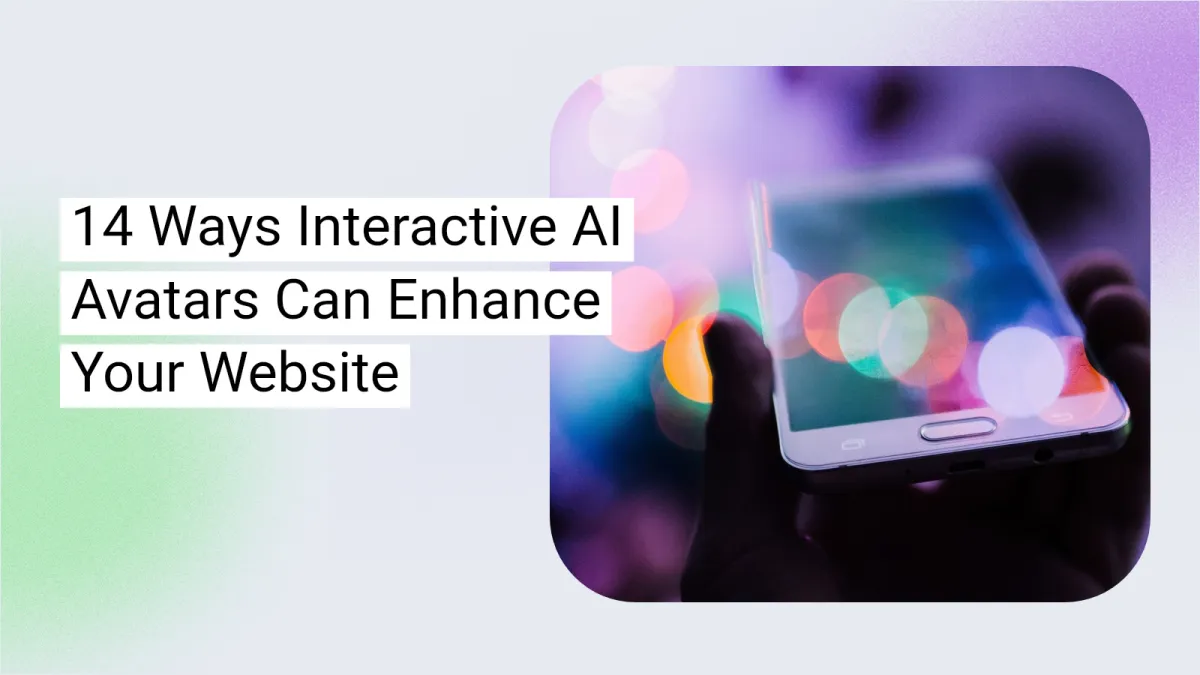Interactive AI Avatars for Personalized Website Engagement