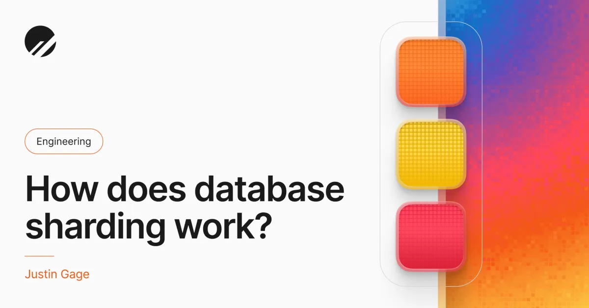 What is database sharding and how does it work?