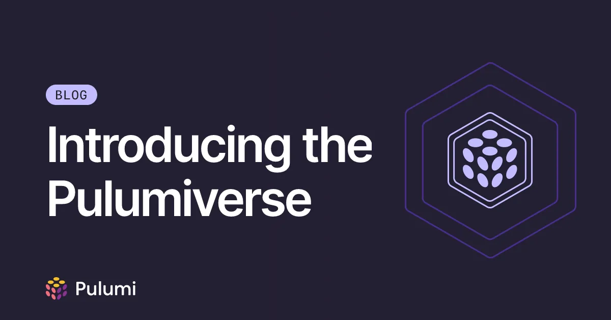 Introducing the Pulumiverse