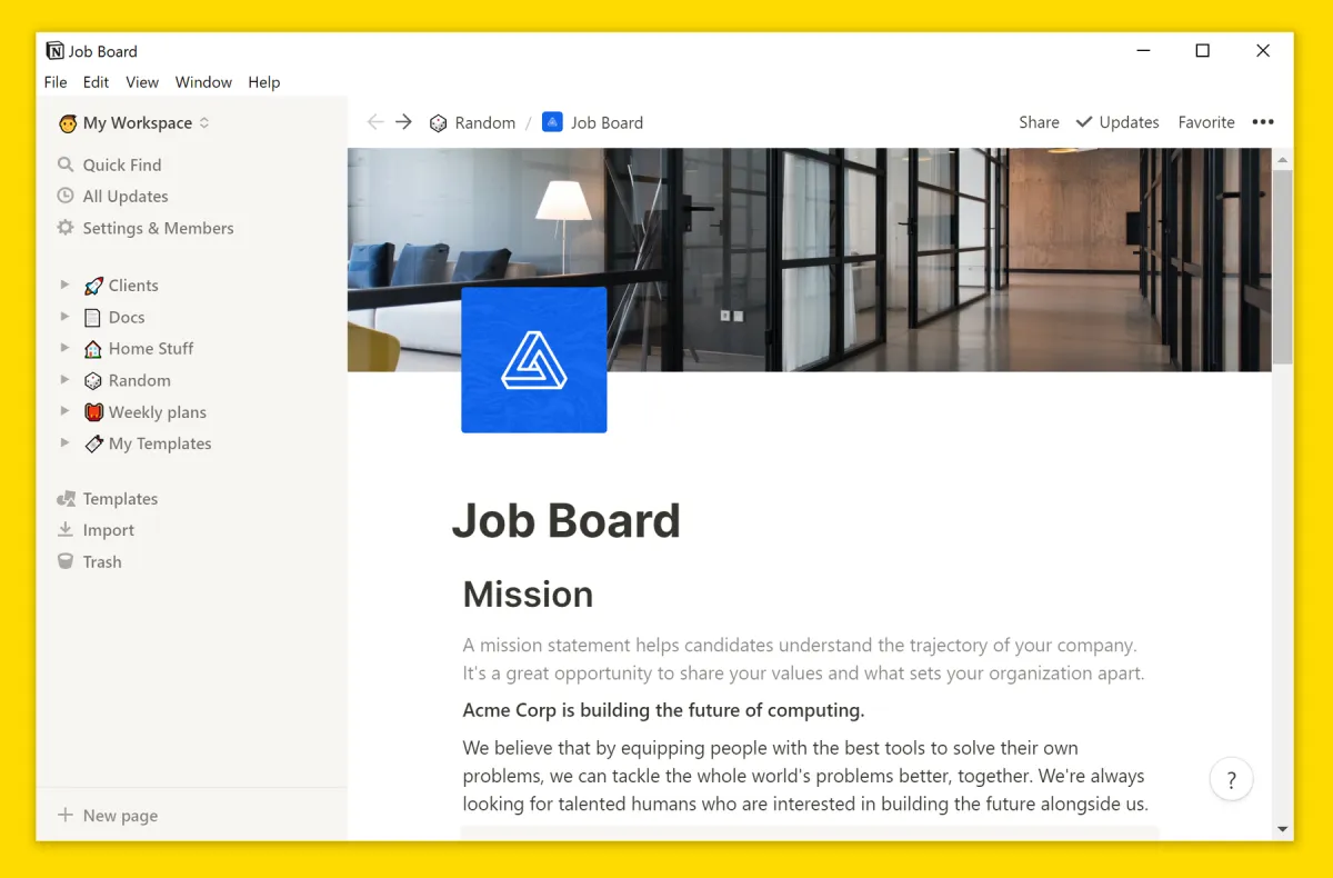Analyzing Notion app performance