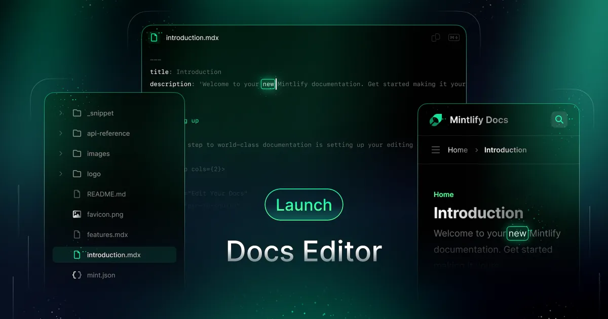 Launch Week Day 5: Web Editor