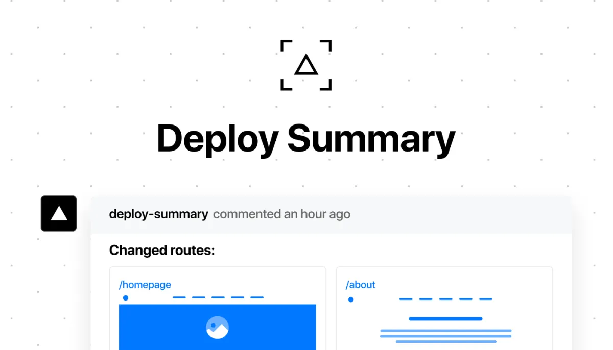 Deploy Summary Integration
