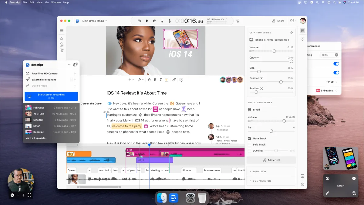 Descript Raises a $30 Million Series B Round