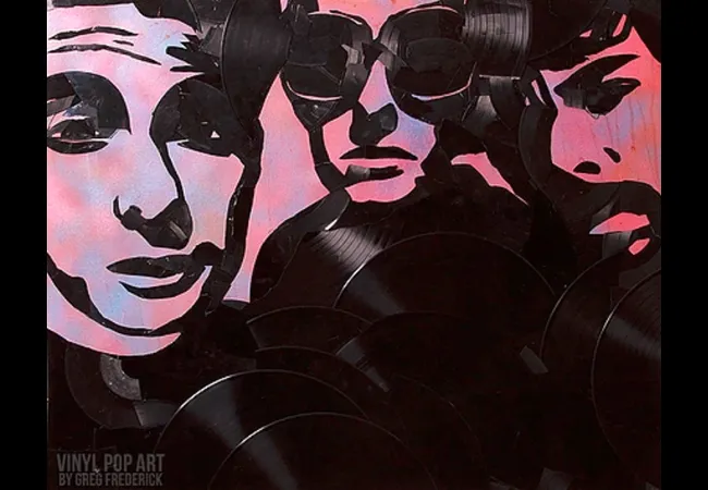 New Art from Old Vinyl Records