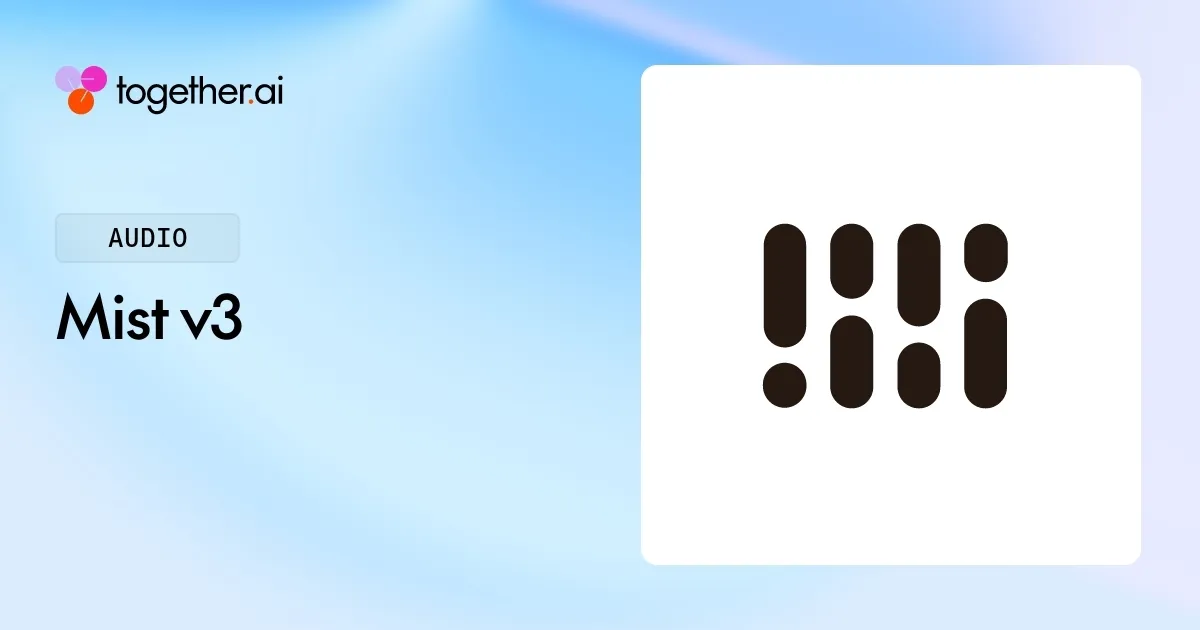Mist v3: Pricing, Benchmarks & Docs Pricing