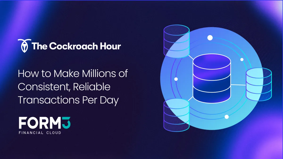Live | How to Serve Millions of Consistent Transactions Per Day