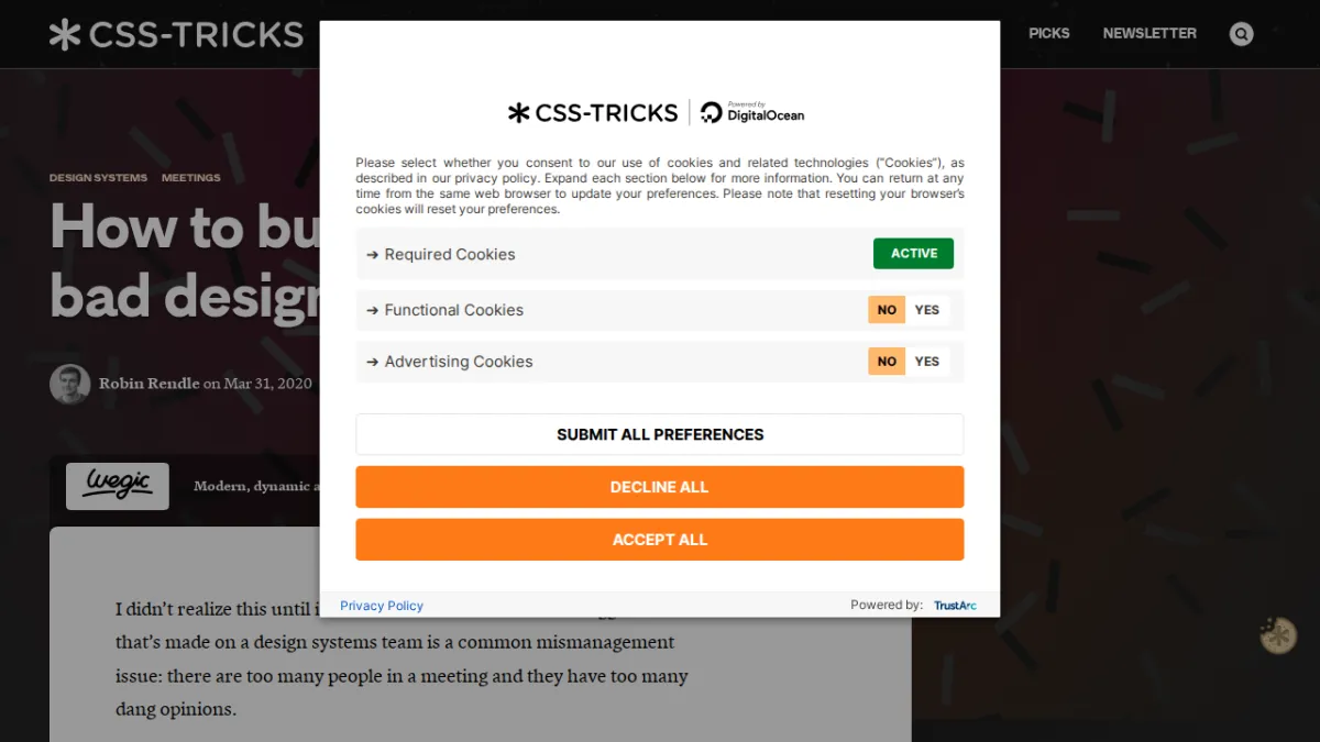 How to build a bad design system