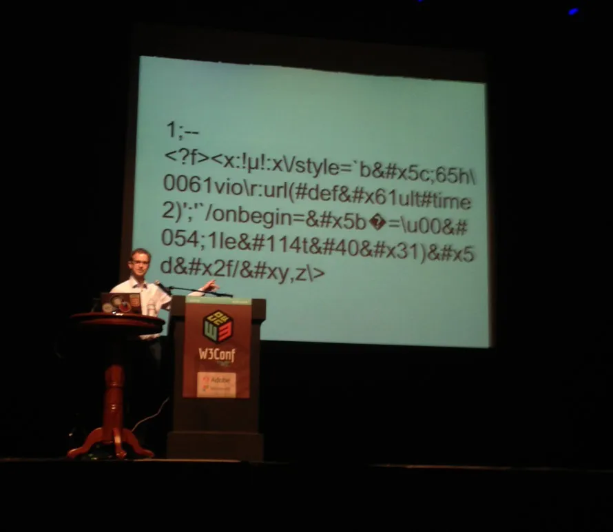 [W3Conf] Brad Hill: "HTML5 Security Realities"