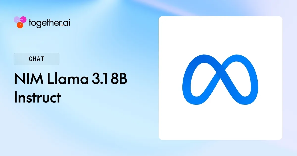 NIM Llama 3.1 8B Instruct: Pricing, Benchmarks & Docs Pricing