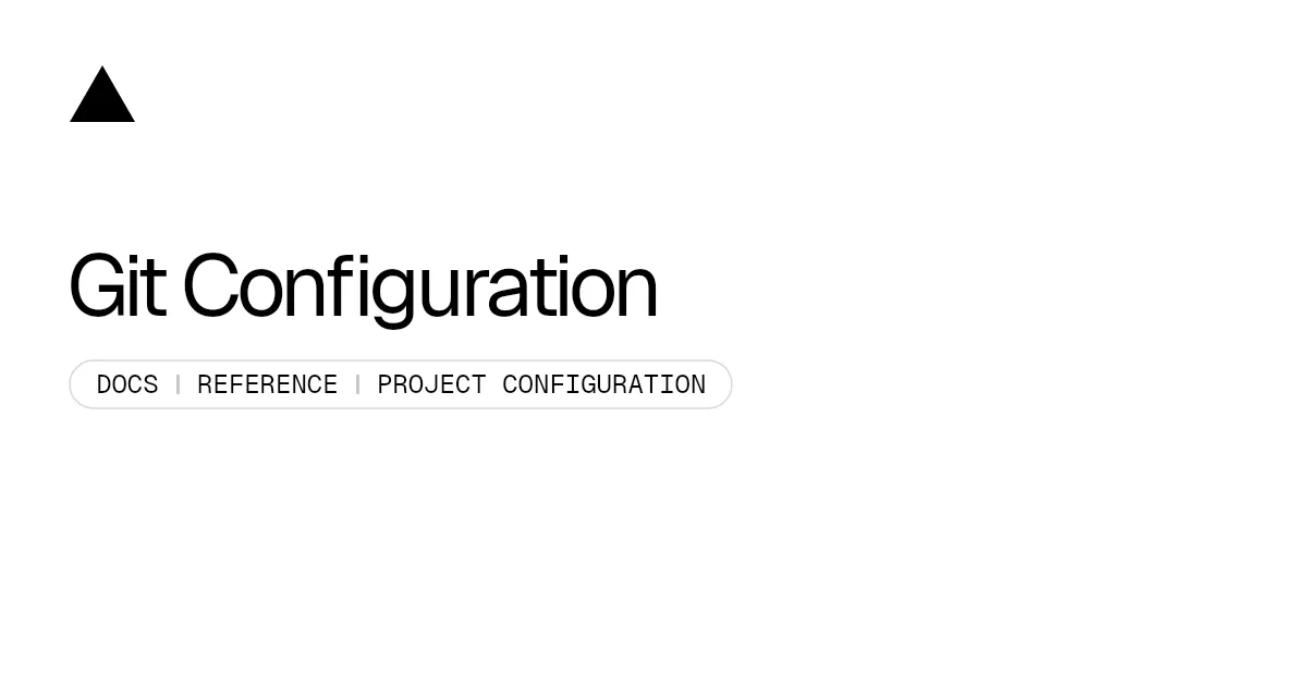 Git Configuration