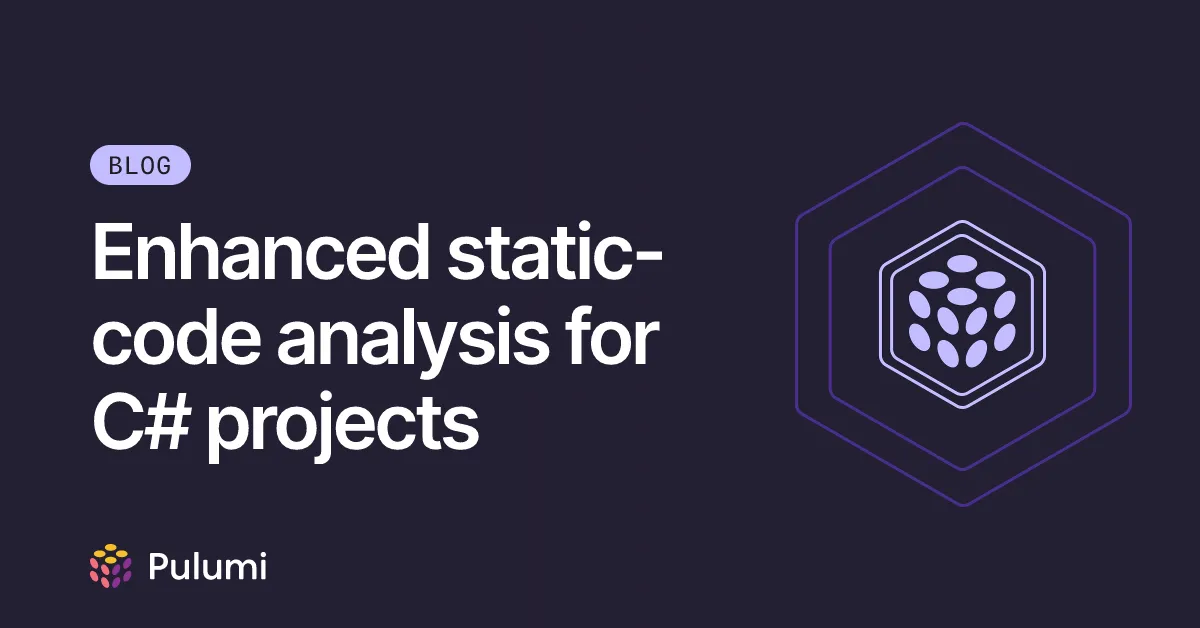 Enhanced static-code analysis for C# projects