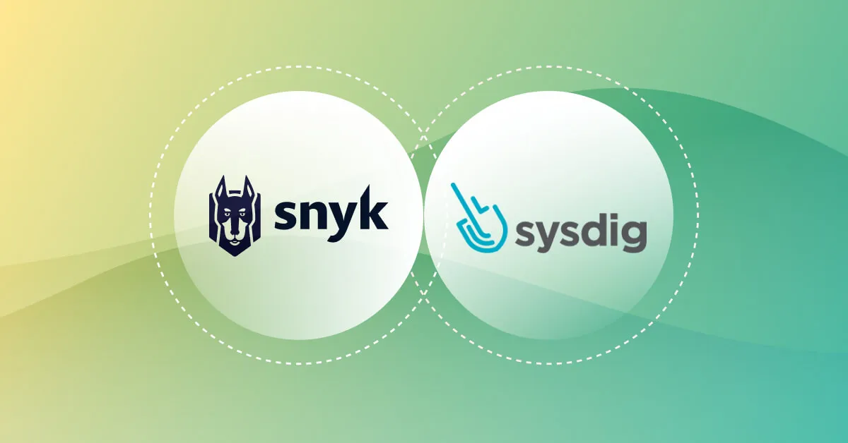 Teaming up with Sysdig to deliver developer and runtime Kubernetes security