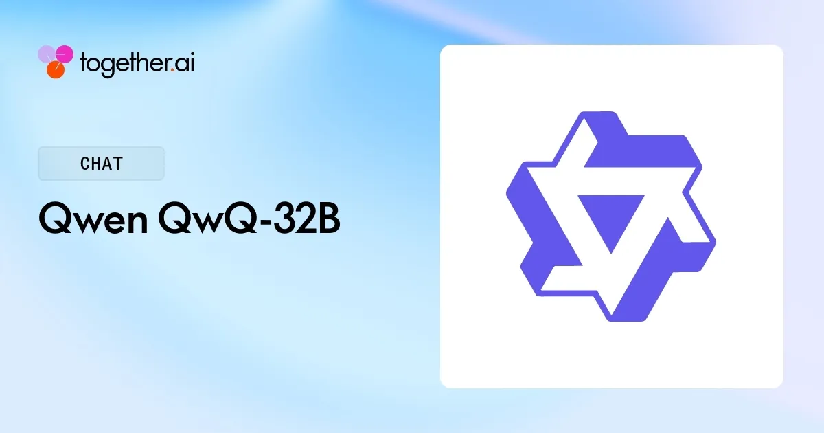 Qwen QwQ-32B: Pricing, Benchmarks & Docs Pricing | Together AI
