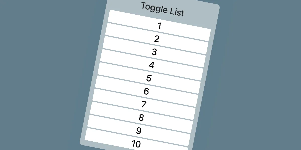 Listing