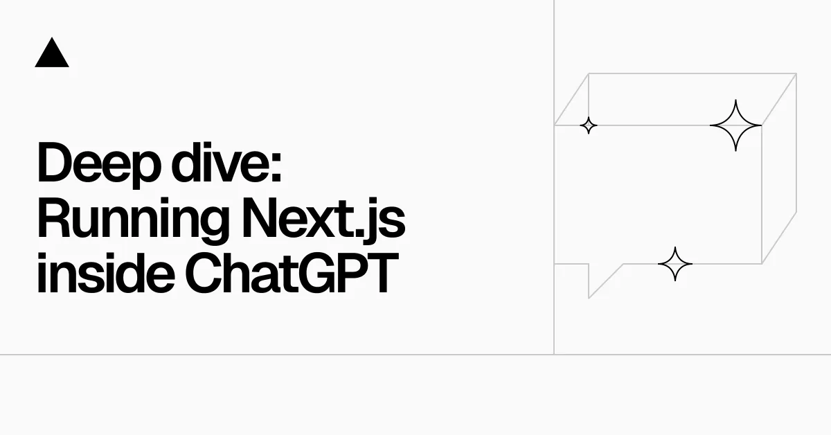 Running Next.js in ChatGPT: How to Build ChatGPT Apps