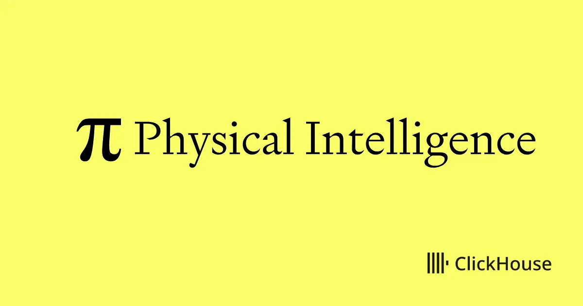 How Physical Intelligence unified its robotics data stack with Postgres managed by ClickHouse