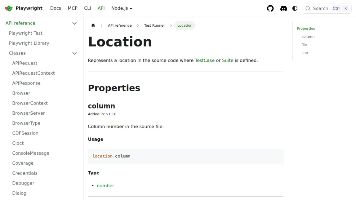 Location | Playwright