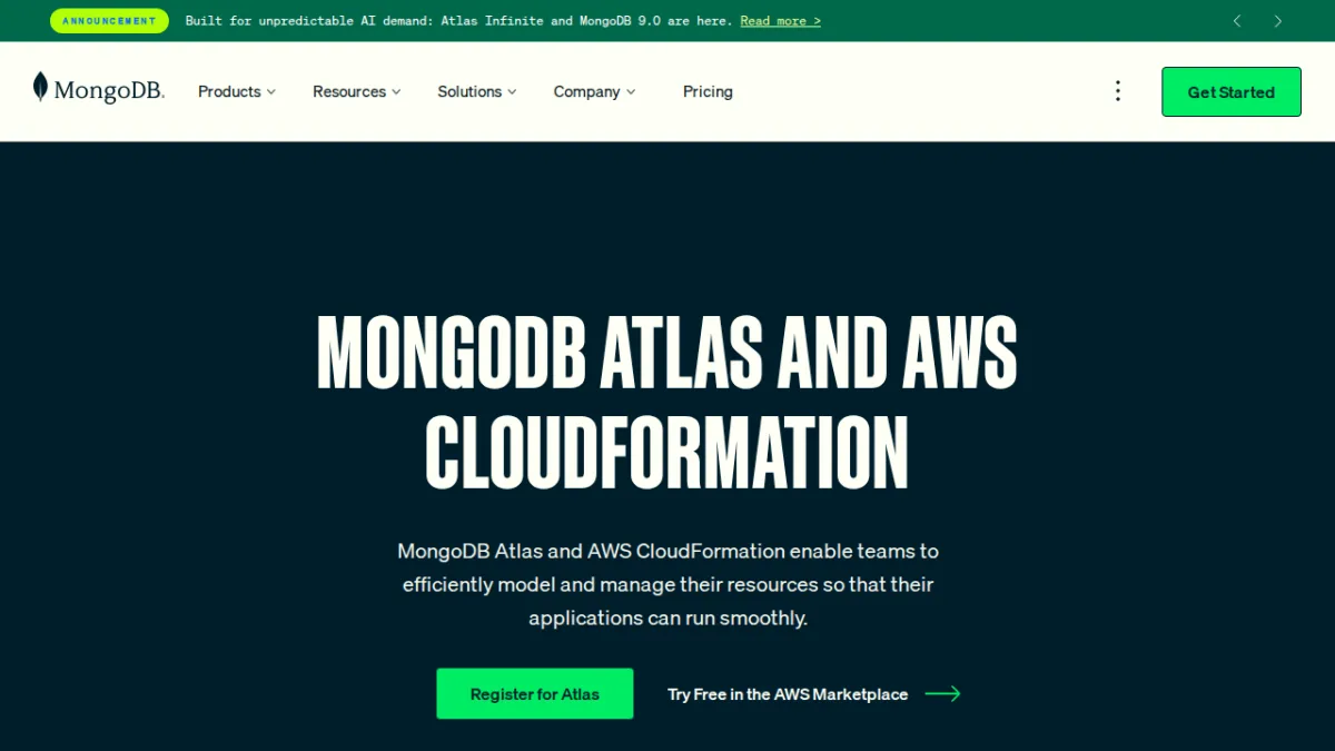 MongoDB Atlas and AWS CloudFormation