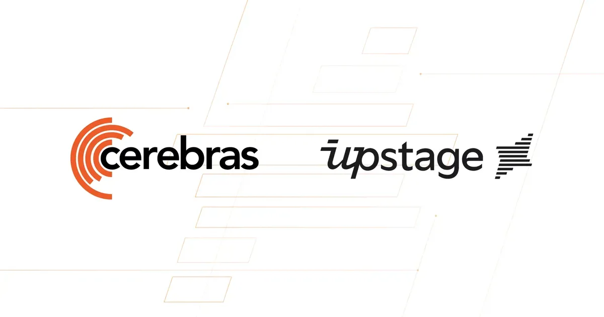 Cerebras and Upstage Bring Fast AI to Korea