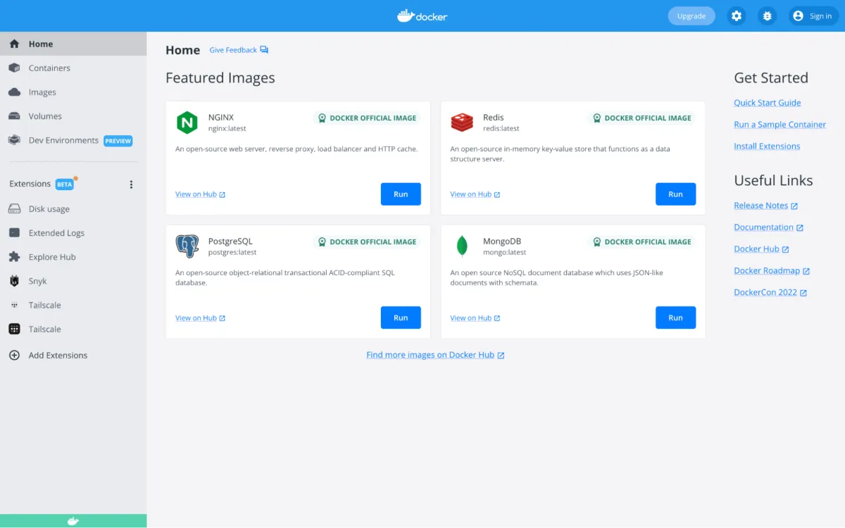 Introducing the New Docker Homepage