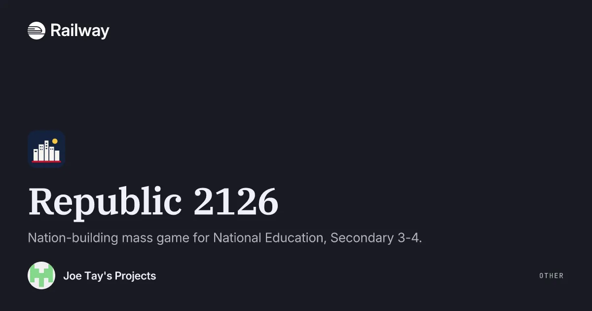 Deploy & Host Republic 2126