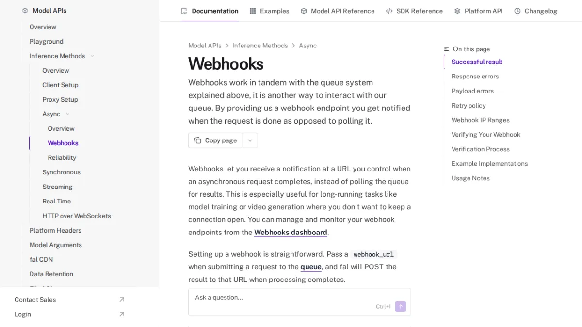 Webhooks - fal