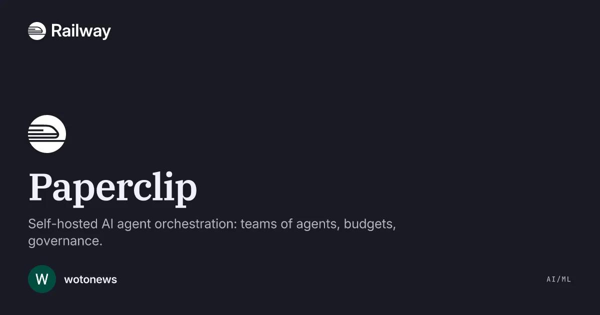 Deploy & Host Paperclip