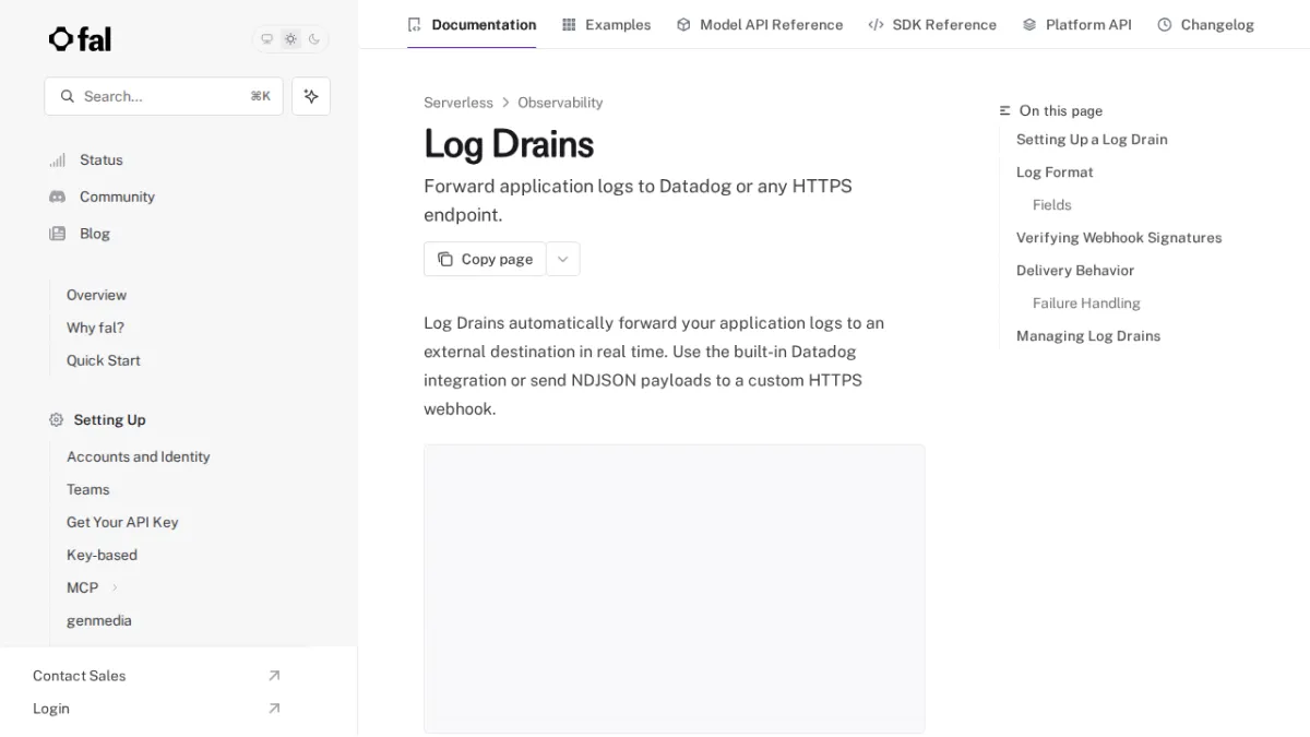 Log Drains - fal