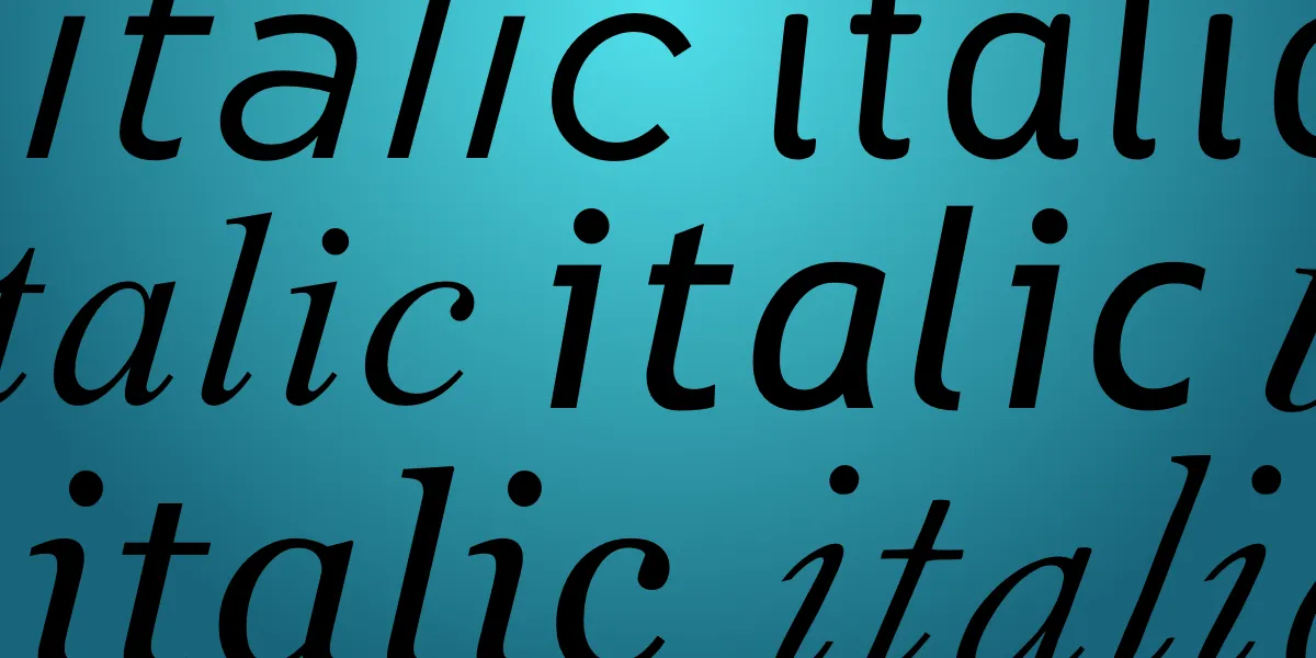 How to Italicize Text