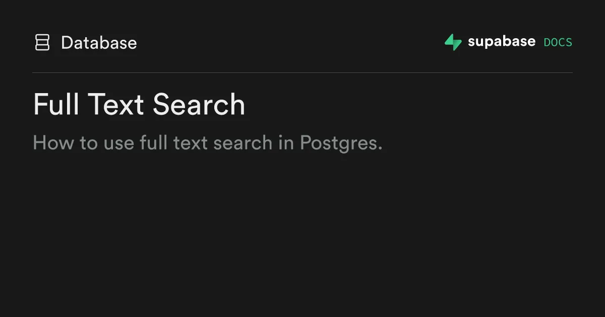 Listing