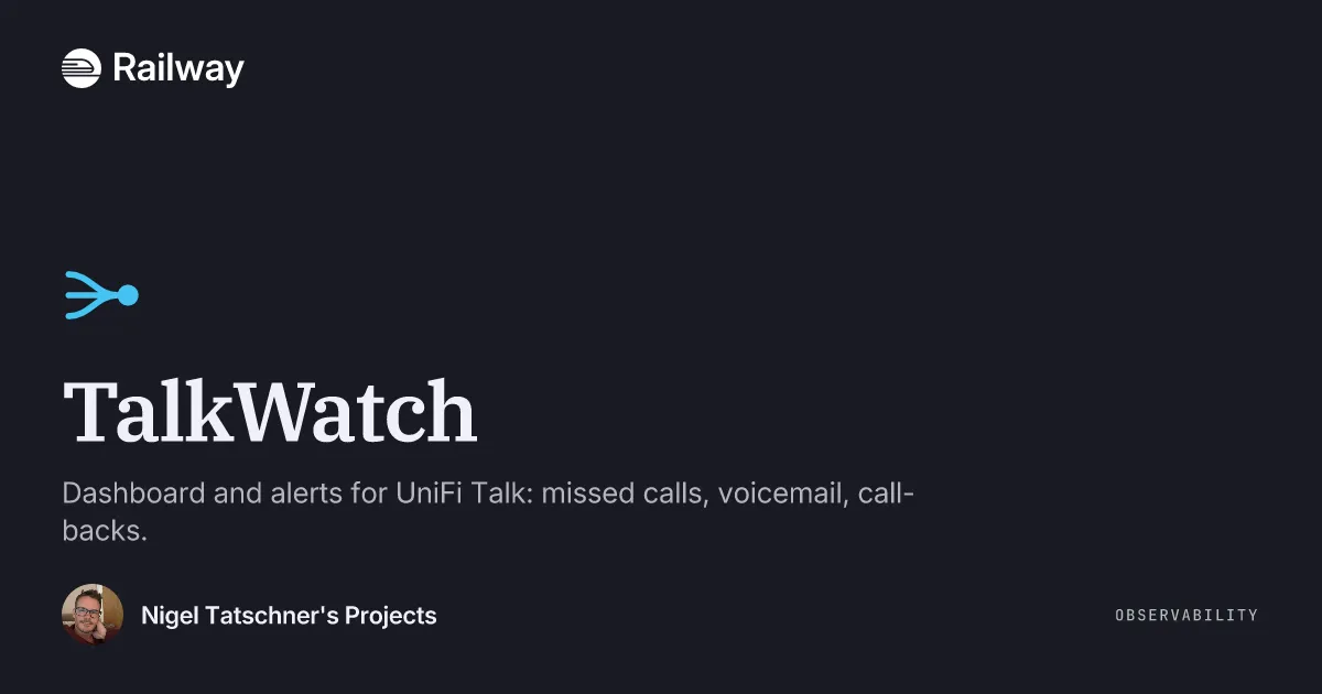 Deploy & Host TalkWatch