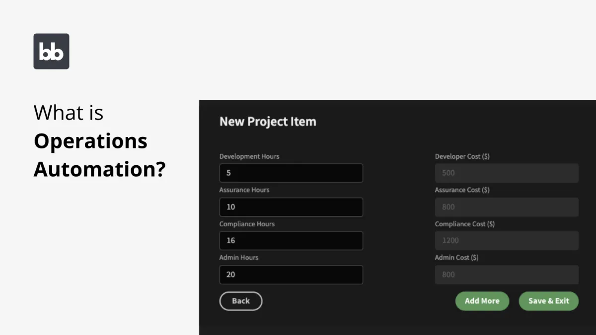 What is Operations Automation? + 5 Examples