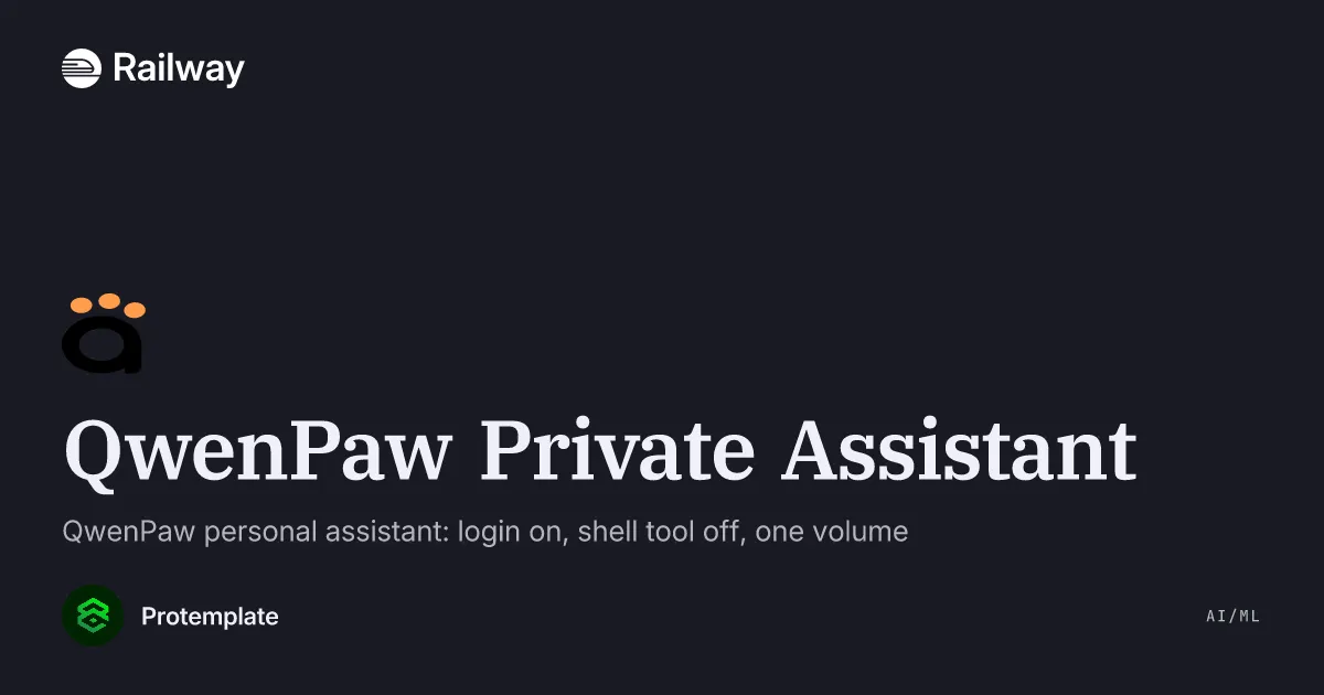 Deploy & Host QwenPaw Private Assistant