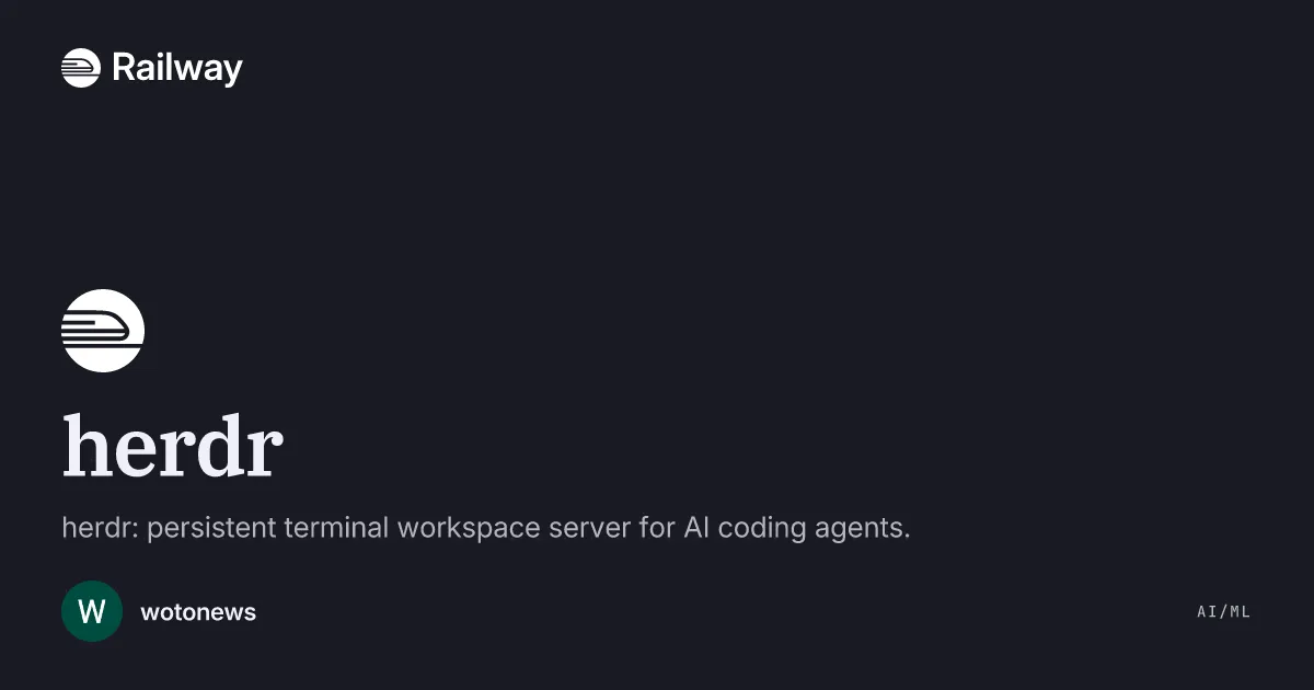 Deploy & Host herdr