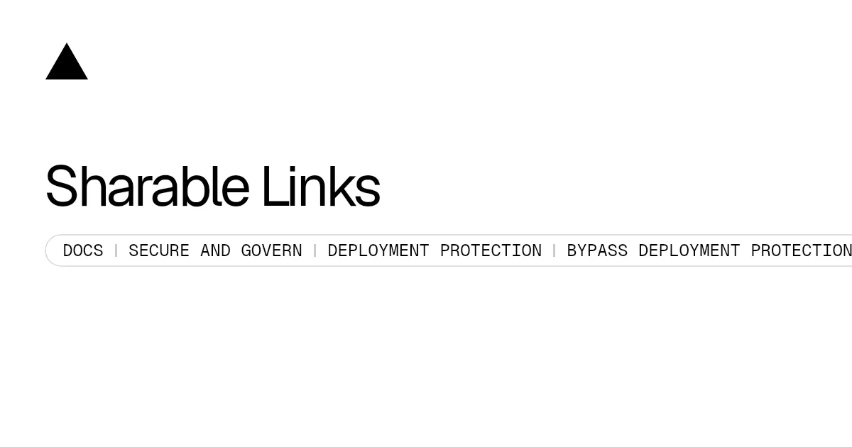 Sharable Links