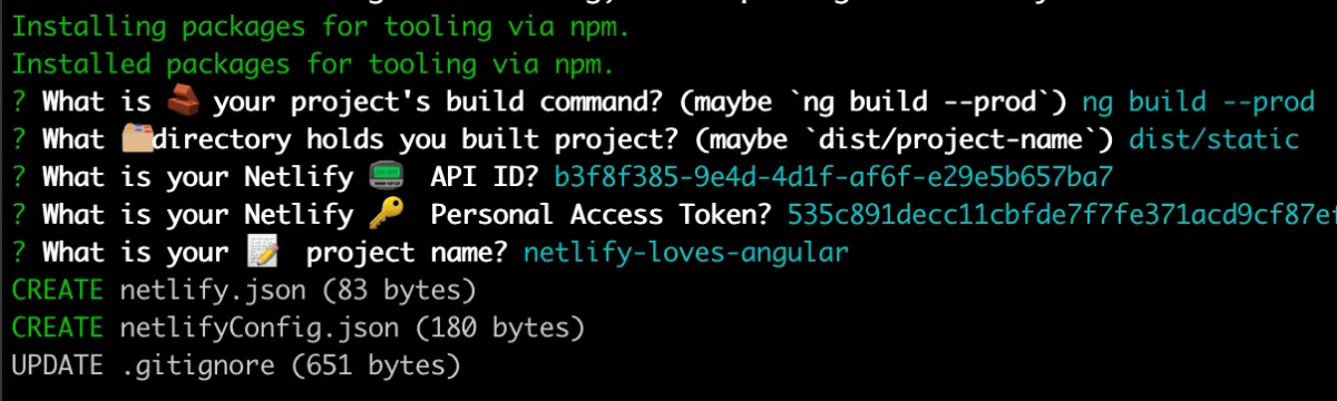 Creating Netlify's Schematics for Angular