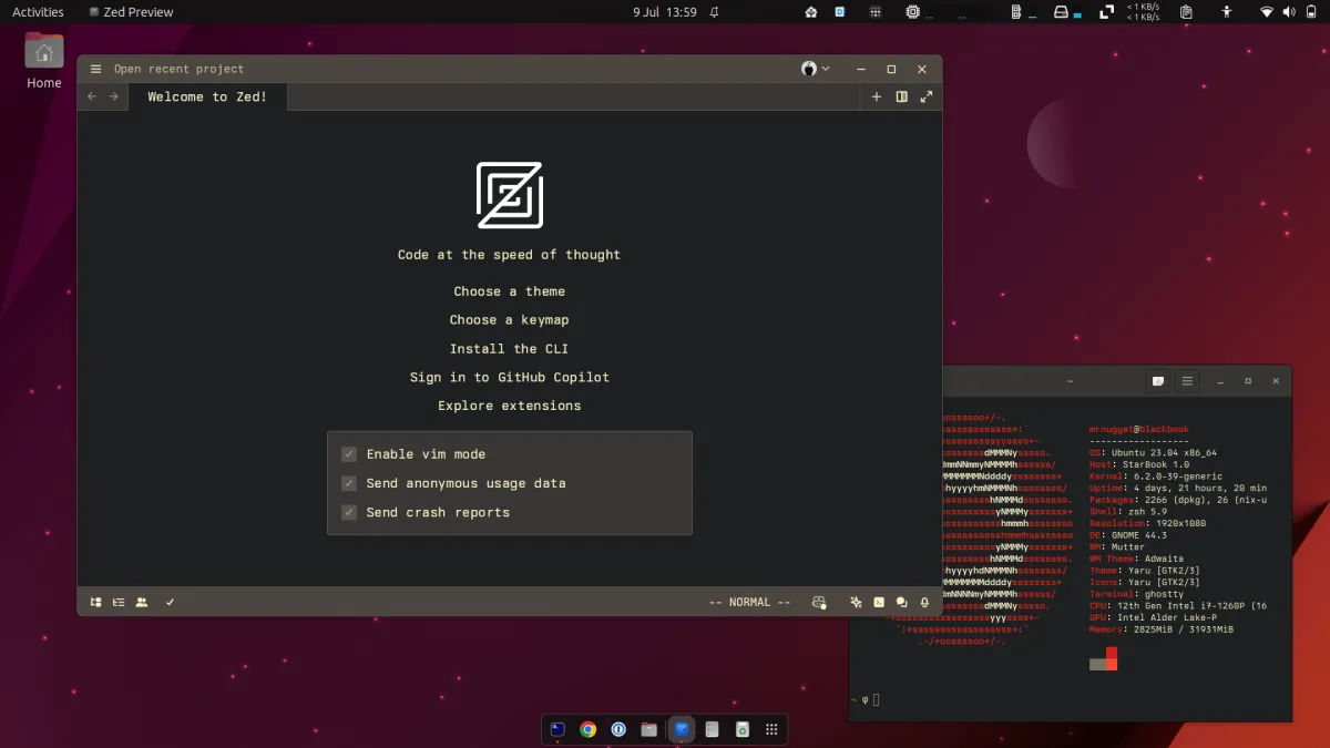 Linux when? Linux now - Zed Blog