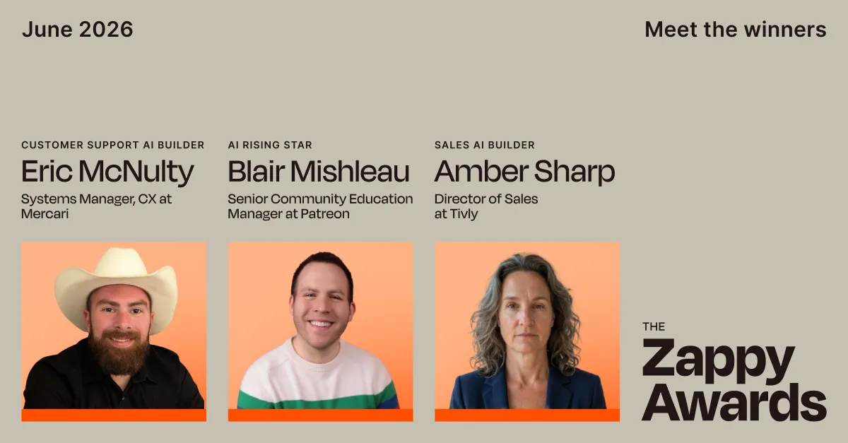 Meet the June 2026 Zappy Award monthly winners