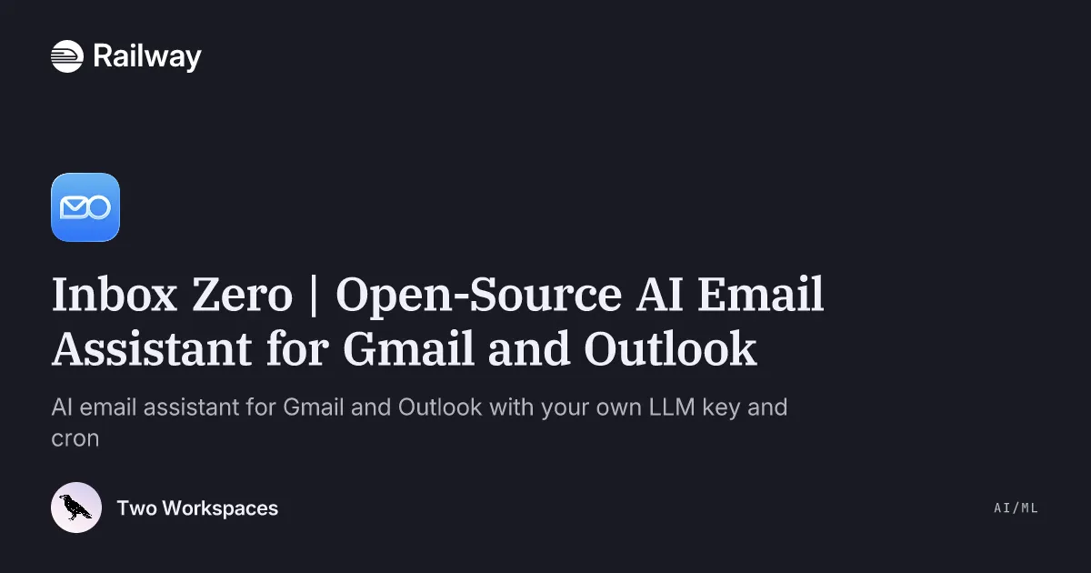 Inbox Zero | Open-Source AI Email Assistant for Gmail and Outlook