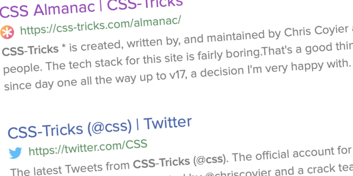 Web Developer Search History